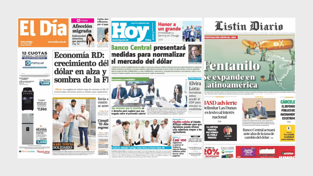 Resumencia de rápido de los periódicos dominicanos