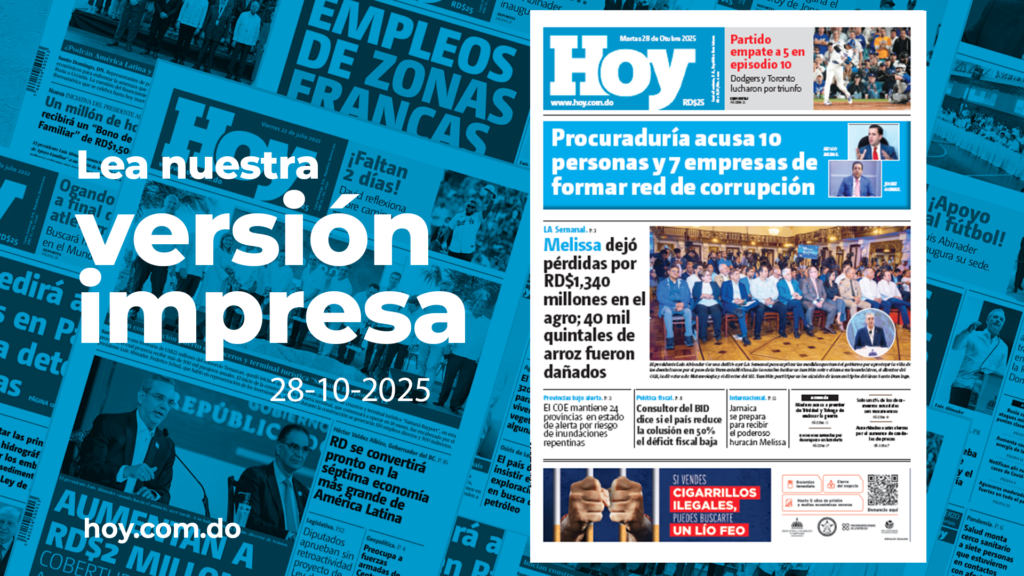Edición impresa, martes 28 de octubre de 2025 Edición impresa, martes 28 de octubre de 2025
