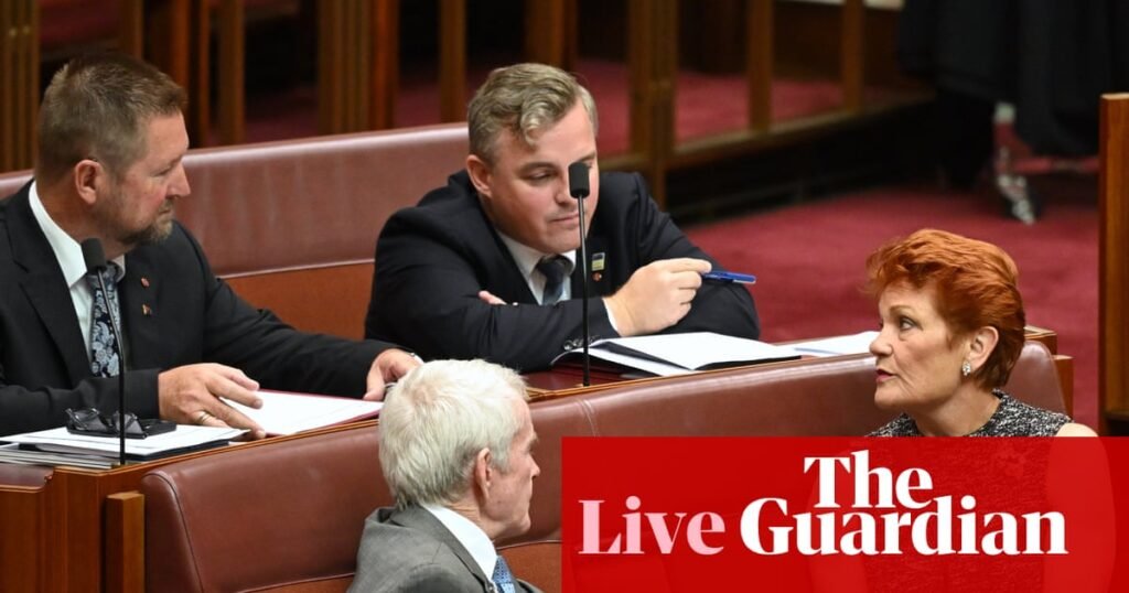 La política de Australia vive: One Nation sólo se trata de «acrobacias y vibraciones», dice Marles; Parlamentarios cruzados presionan a los laboristas por el impuesto a la exportación de gas | política australiana La política de Australia vive: One Nation sólo se trata de "acrobacias y vibraciones", dice Marles; Parlamentarios cruzados presionan a los laboristas por el impuesto a la exportación de gas | política australiana