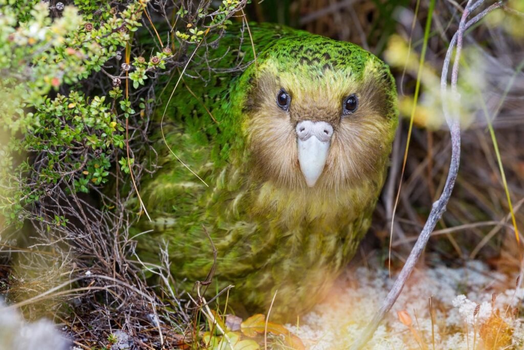 Los polluelos de Kākāpō surgen tras la rara floración de unas bayas Los polluelos de Kākāpō surgen tras la rara floración de unas bayas