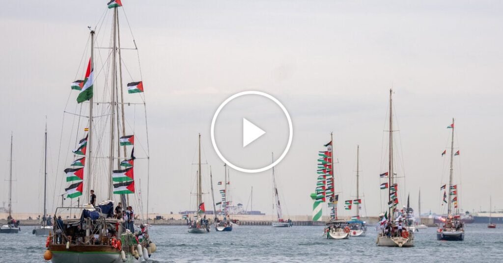 Israel intercepta en aguas internacionales una flotilla de ayuda con destino a Gaza