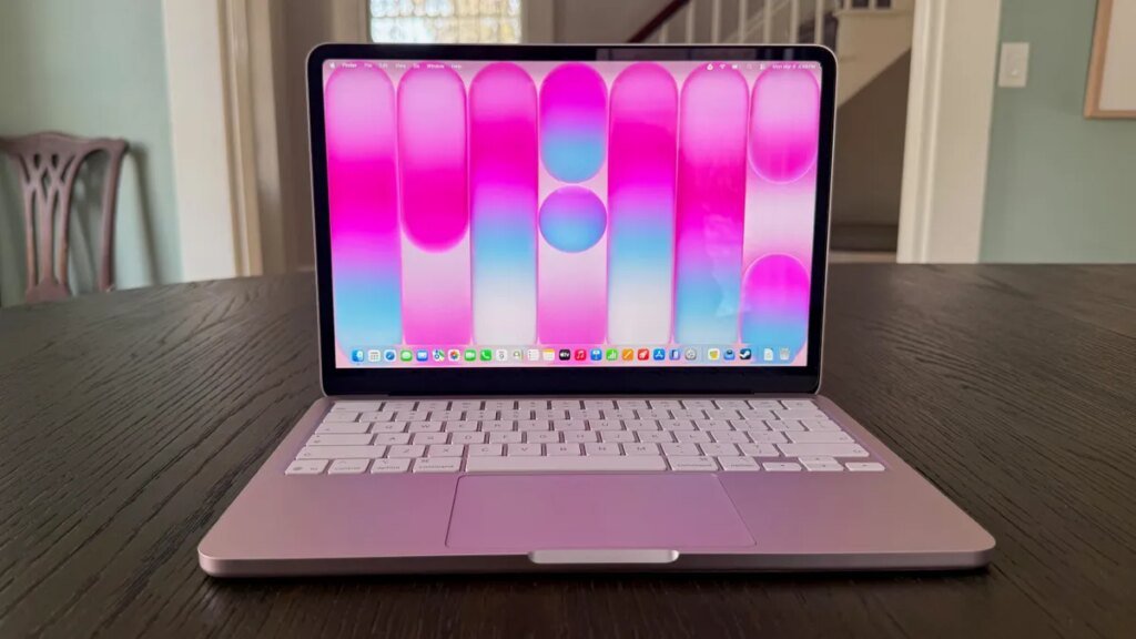 MacBook Neo 13-inch Liquid Retina display sitting on a table