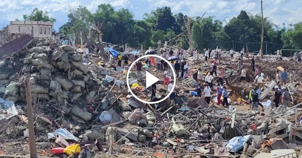 Decenas de muertos por una explosión en territorio rebelde de Myanmar Decenas de muertos por una explosión en territorio rebelde de Myanmar