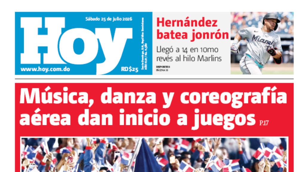 Edición Impresa, sábado 25 de julio de 2026 Edición Impresa, sábado 25 de julio de 2026