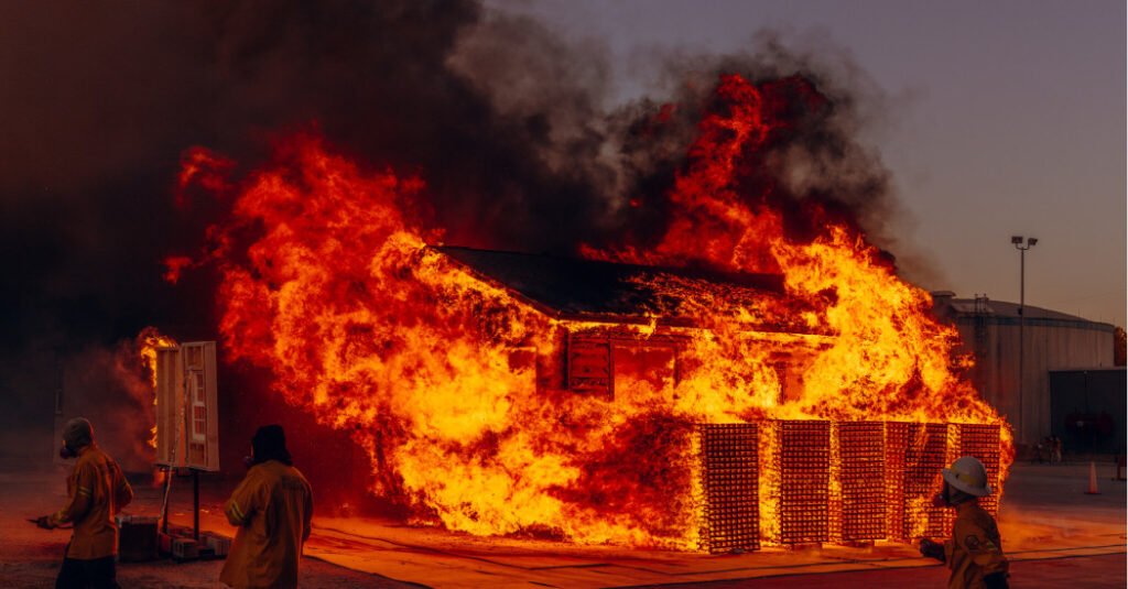 Los investigadores de incendios forestales que queman casas a propósito