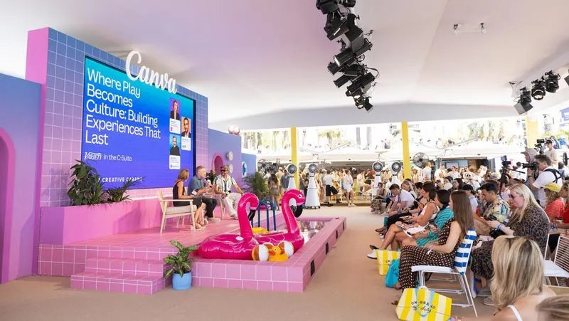 Principales líderes comerciales y de marketing en Cannes Lions: Strictly Business Atmosphere at Variety in the C-Suite in Collaboration with Canva during Cannes Lions International Festival of Creativity 2026 held at Vega la Plage on June 22, 2026 in Cannes, France.
