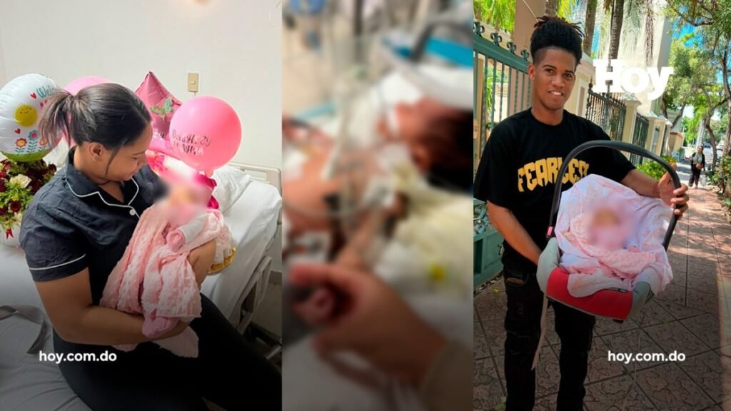 Tiene una semana de nacida y su vida pende por más de RD$3 millones; su familia pide ayuda La niña debe ser intervenida con urgencia.